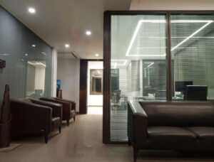 Nooraneh linear lighting-Alvand office