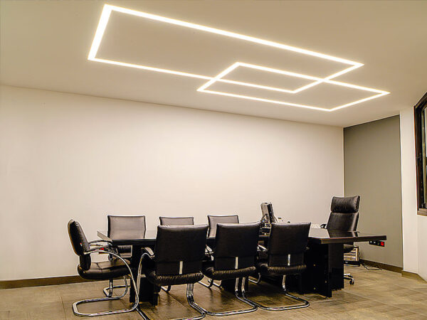 Nooraneh linear lighting-Alvand office