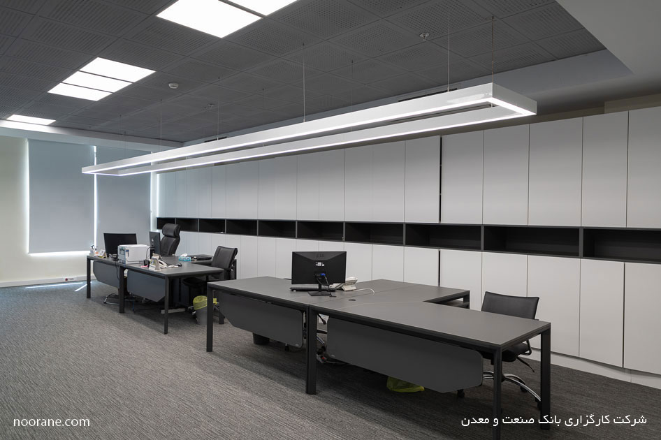 Nooraneh linear lighting-Sanat Madan Bank Broker