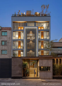 Nooraneh linear lighting-Rooyan Darou Office Building-multi track-48v magnetic track