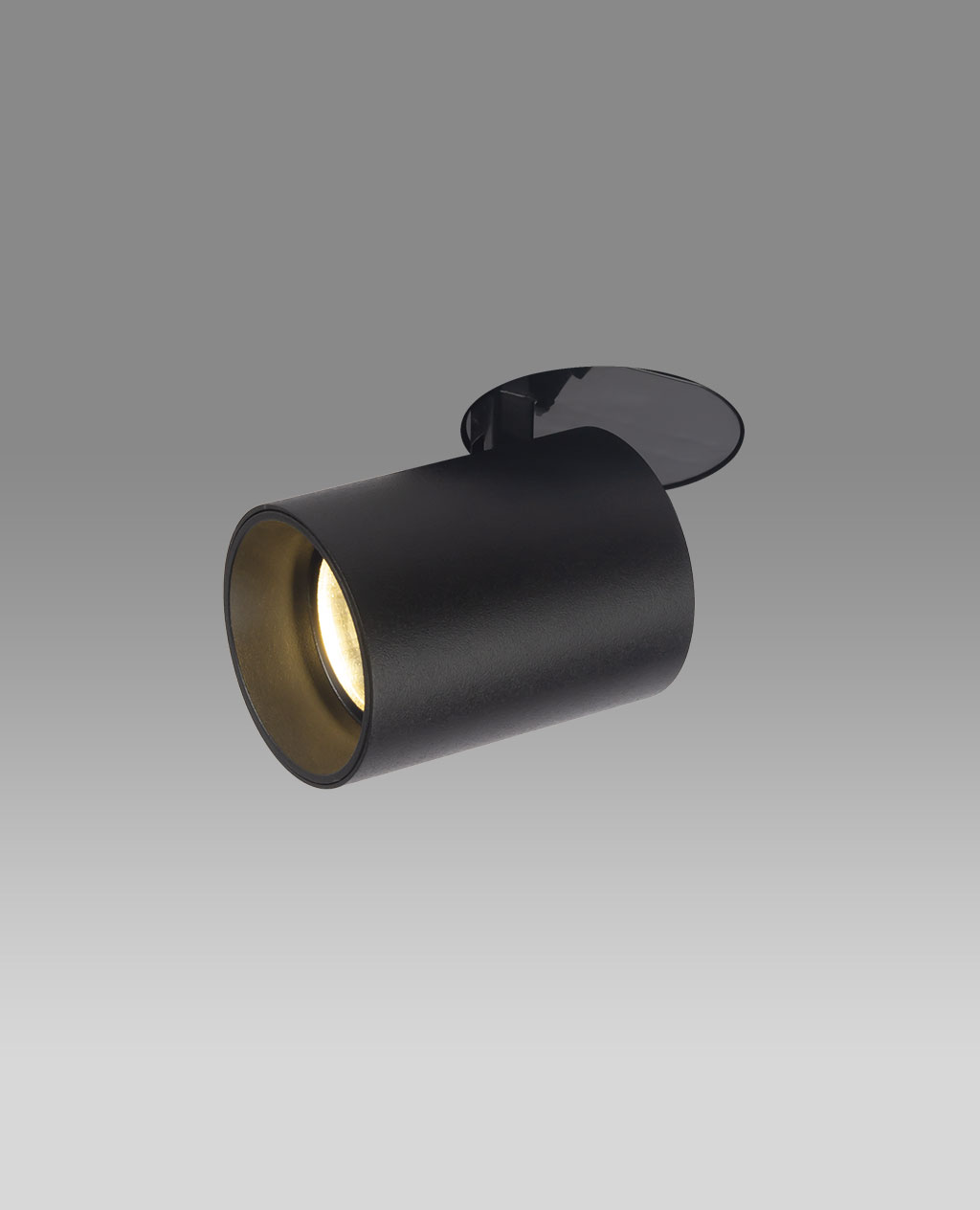 slide-frameless retractable spotlight