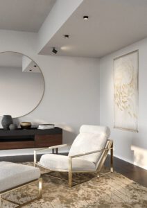 slide-frameless retractable spotlight