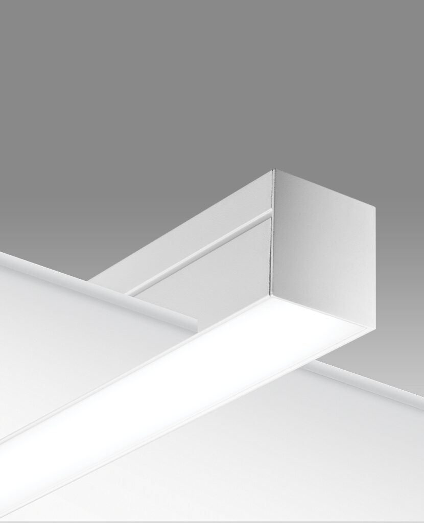 LINE 90, trimless recessed linear luminaire