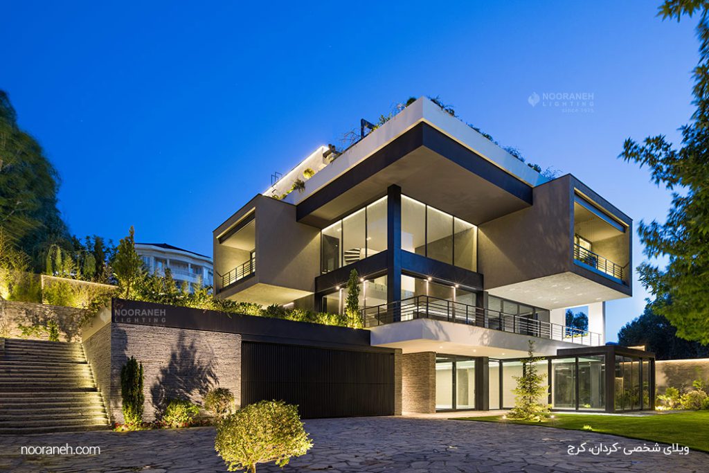 villa lighting design, nooraneh