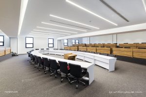 Nooraneh lighting project, linear light, Alborz University of Medical Sciences