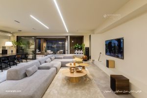 linear light, nooraneh project, private house in esfahan